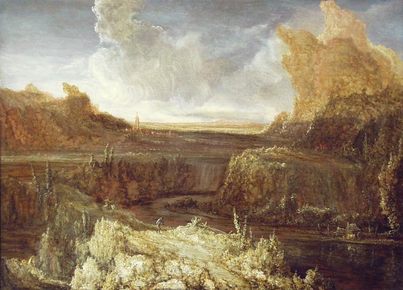 Hercules Seghers Mountainous landscape oil painting image